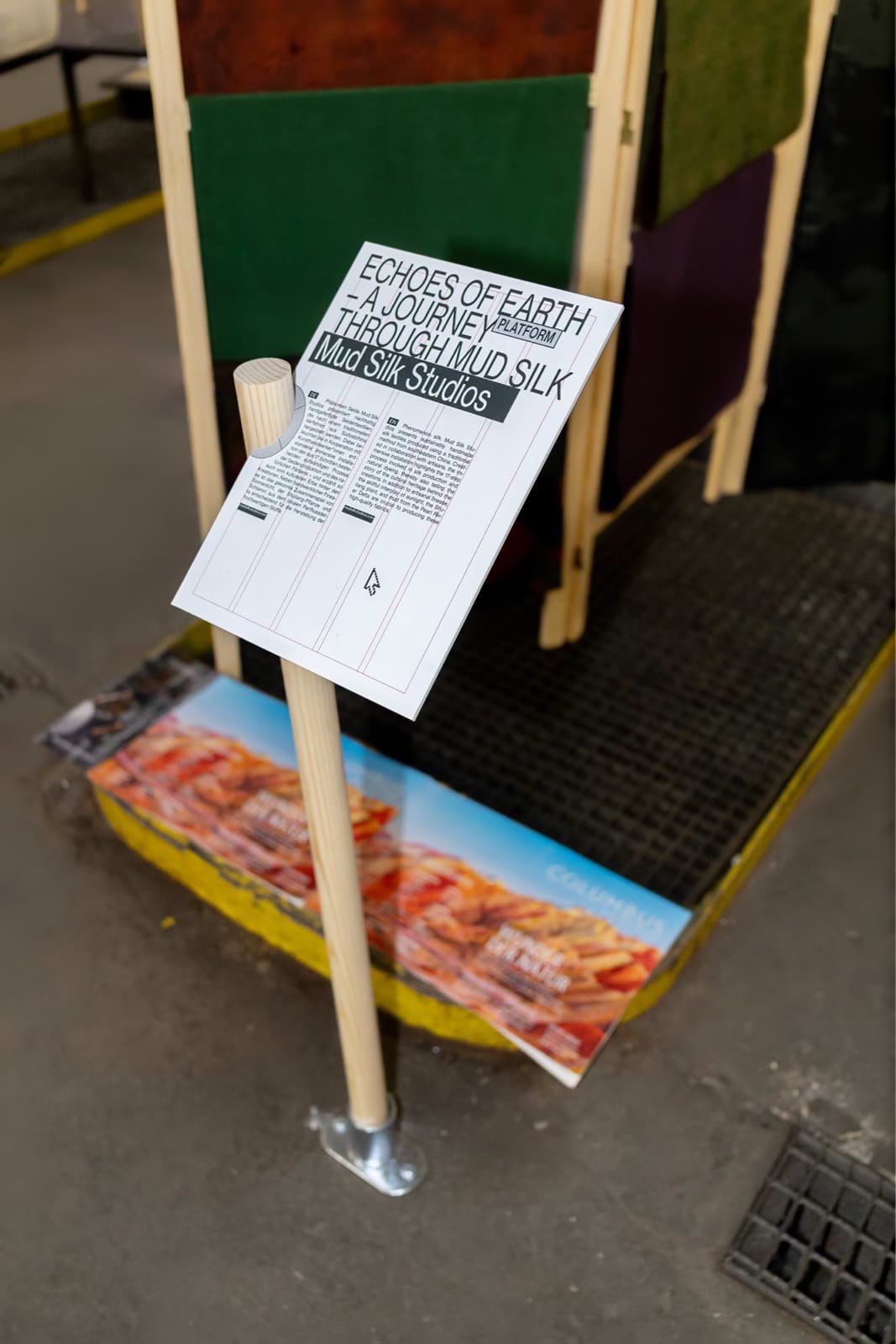 Photograph of one of the sign posts.