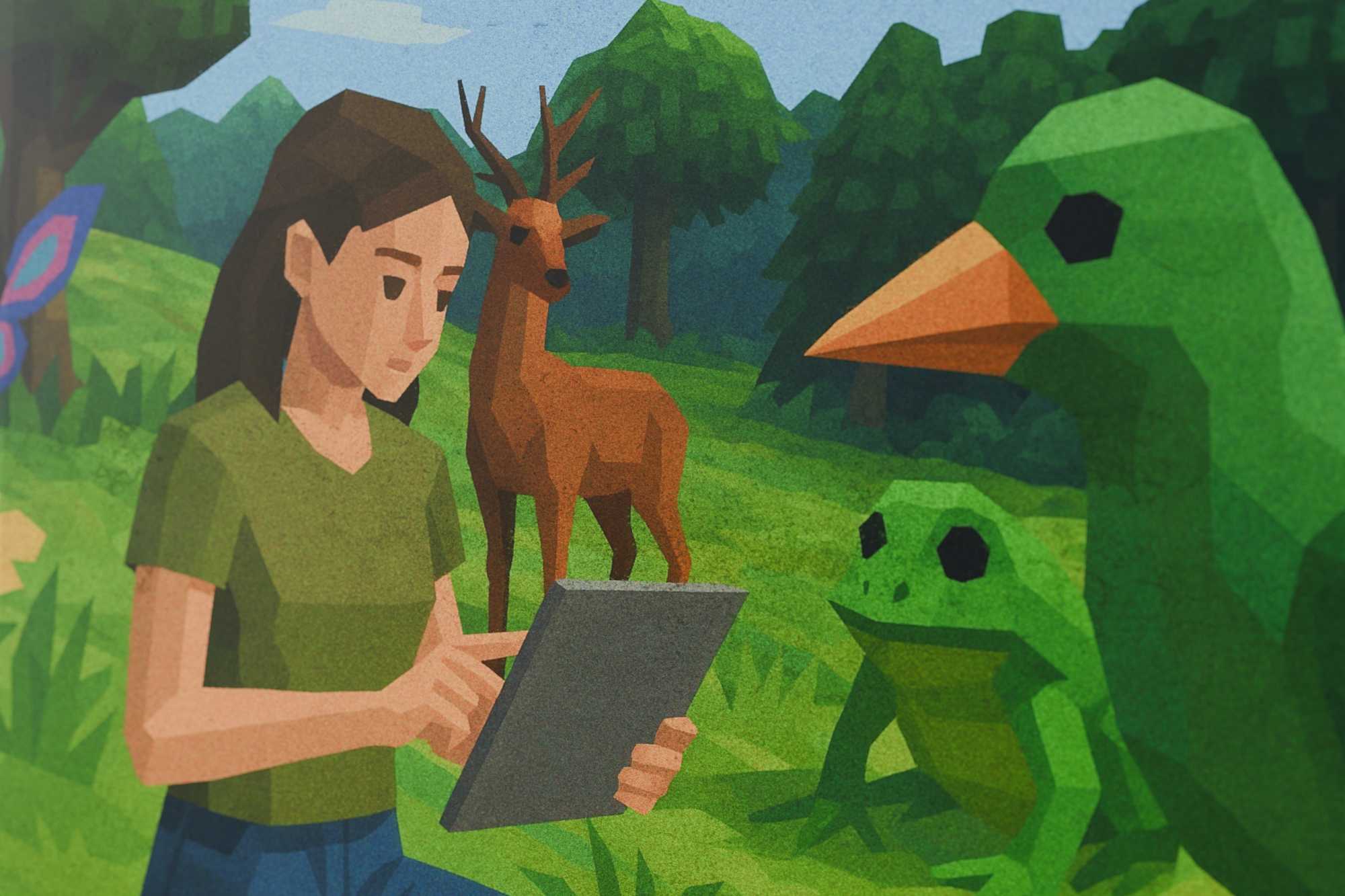 Interface showing symbiotic collaboration scenario