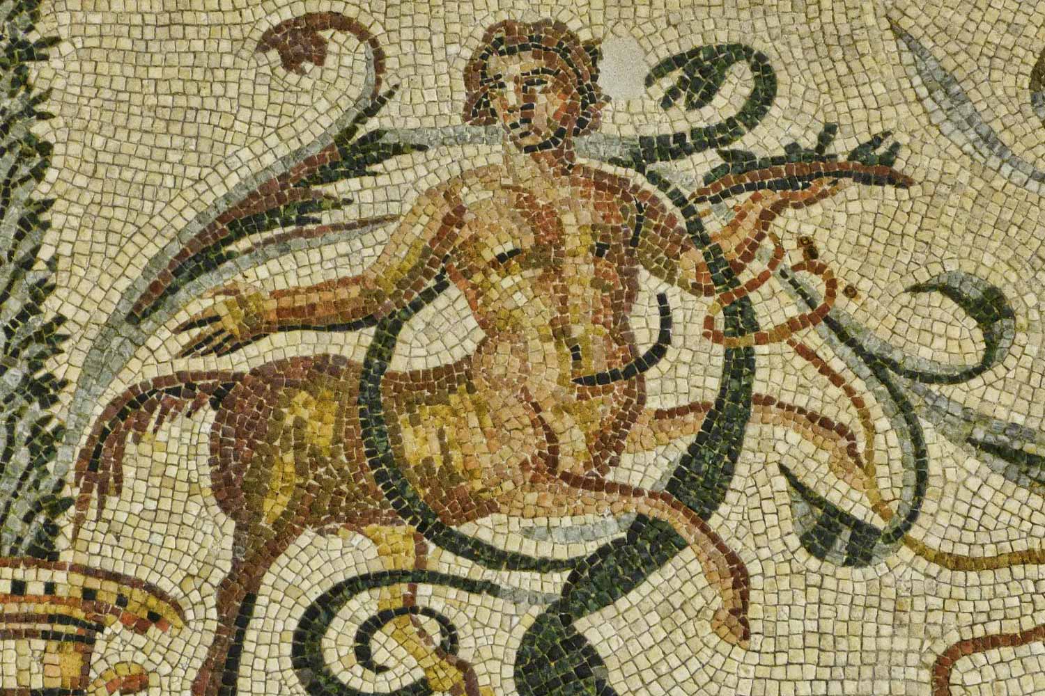 Mosaic depicting a centaur 