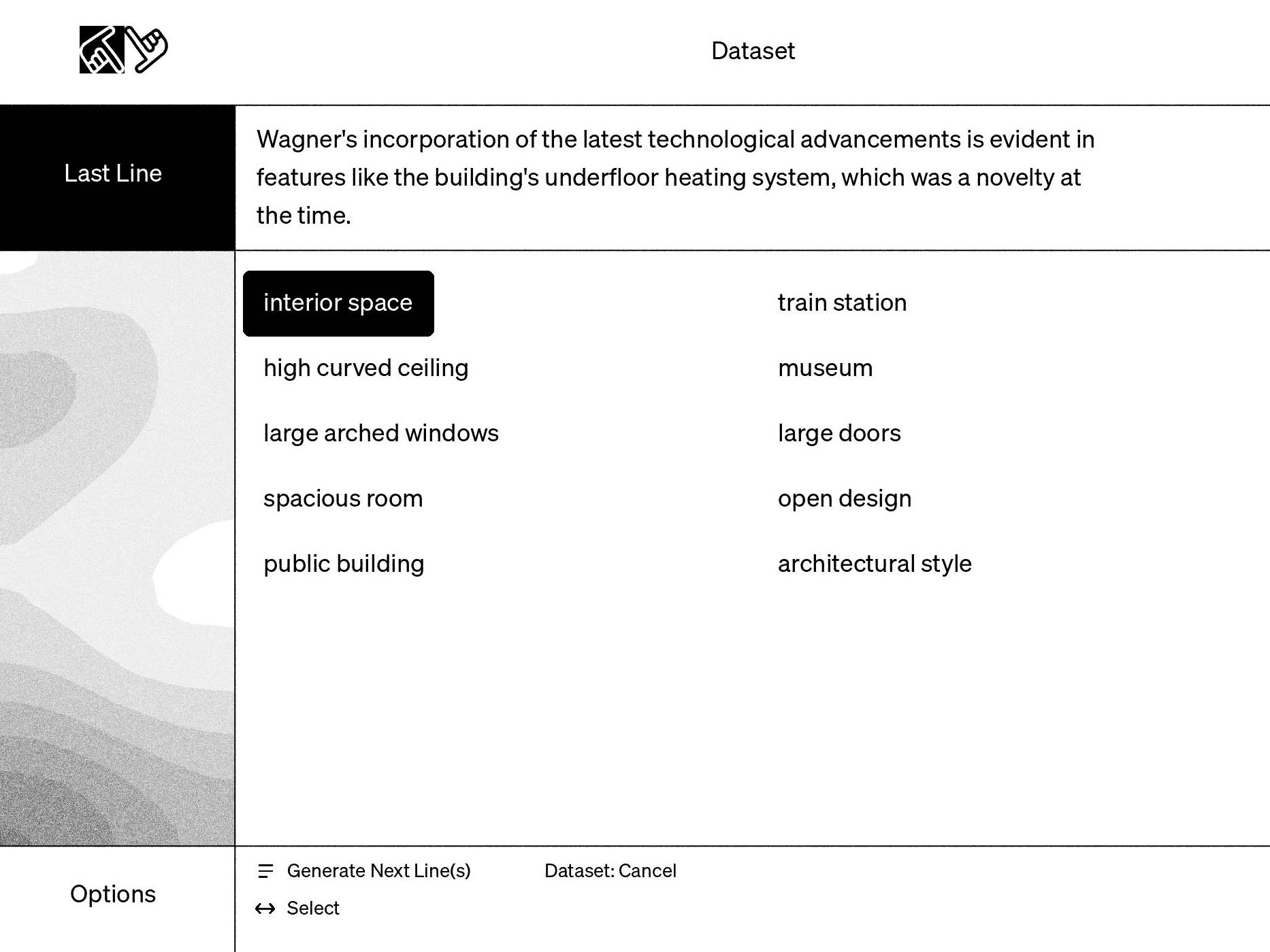 Large Language Writer Screenshot: Dataset, Step