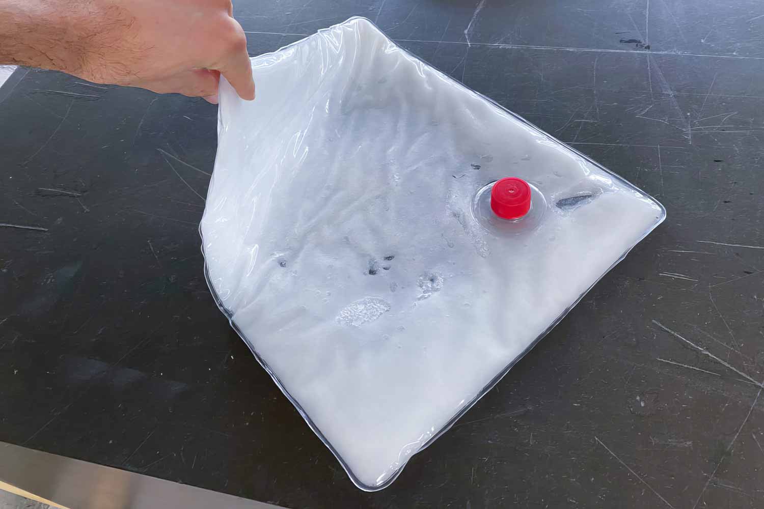 sodium-acetate cushion