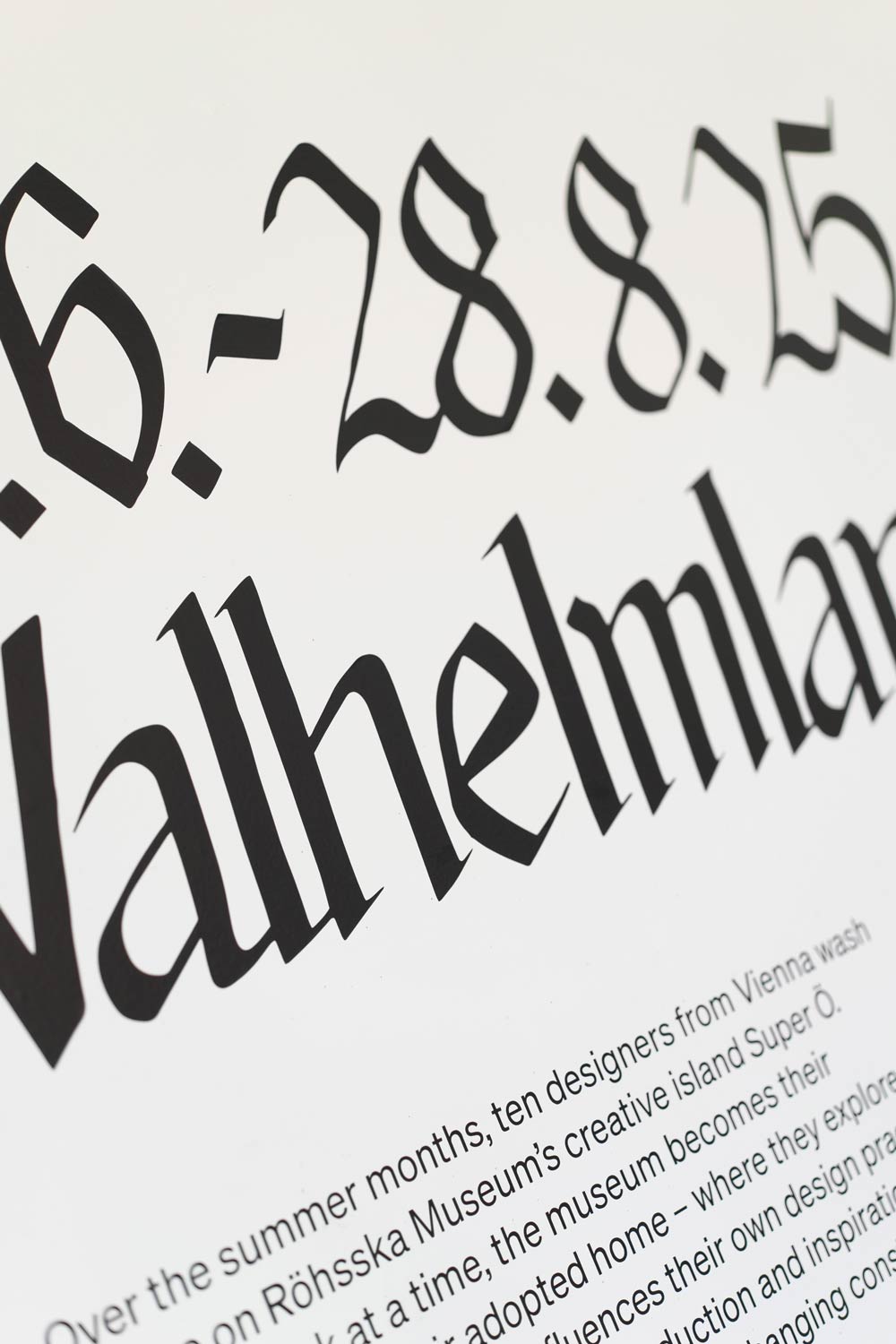 Wall text panel with exhibition title and introductory content